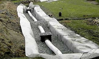 Глубинная дренажная система в Гагарине от 922 руб. за метр с материалами