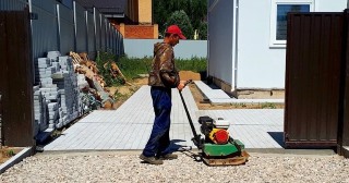 Устройство въезда на участок Гагарин, цена от 50162 руб.