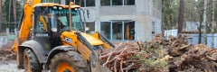 Расчистка участка в Гагарине